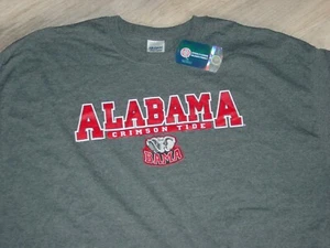 T-shirt manica lunga BAMA ALABAMA CRIMSON TIDE nuova. XXLarge XXL 2XL ERRORE - Foto 1 di 6
