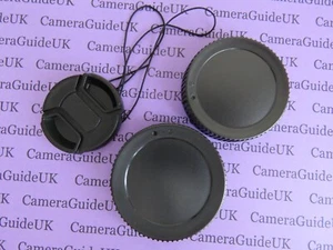 Tapa de cuerpo de cámara para Nikon Z, tapa de lente delantera y trasera para lentes Nikon Z 46 mm - Imagen 1 de 3