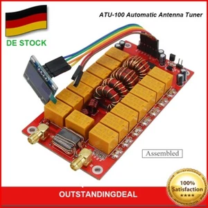 ATU-100 Automatic Antenna Tuner 1.8-50MHz 100W w/0.96" OLED Display Assembled DE - Zdjęcie 1 z 9