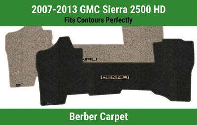 Lloyd Berber Front Mat for '07-13 GMC Sierra 2500 HD w/Black on Tan Denali 1 - Image 1 of 4
