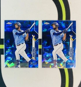 2020 Topps Chrome Update Sapphire Jose Martinez #U-13 Tampa Bay Rays Lot x2 - Picture 1 of 1