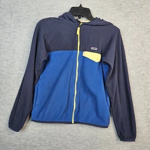 Patagonia Unisex Kids Jacket Youth L 12 Fleece Snap T Full Zip Hoodie - Picture 1 of 7