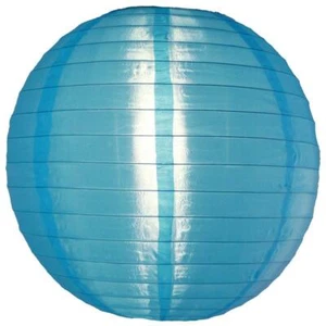 14" Sky Blue Nylon Lantern (10 PACK) - Picture 1 of 1
