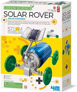 Green Science Solar Rover, DIY STEAM Powered Kids Science Kit, Boys & Girls Ages - Picture 1 of 9