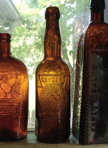 BOTELLA DE CERVEZA SNYDER'S KEYSTONE BOTTLING WORKS LIBANON, PA 1890S BONITA APARIENCIA - Imagen 1 de 9