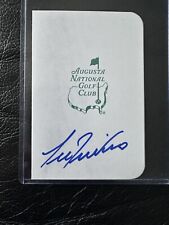 Lee Trevino Signed JSA Autographed Masters Augusta National Scorecard PGA