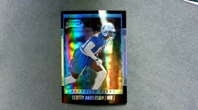 2001 Bowman Chrome #149 Scotty Anderson RC Lions #'d 455/1999 - Image 1 of 2