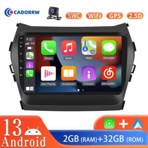 For 2013-18 Hyundai IX45 Santa FE GPS Navi Android 13 Apple Carplay Radio Stereo - Bild 1 von 16