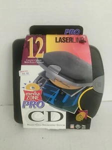 Laserline Media Zone PRO 12 Disc CD Travel Case Music Storage MZ12PRO - Picture 1 of 11