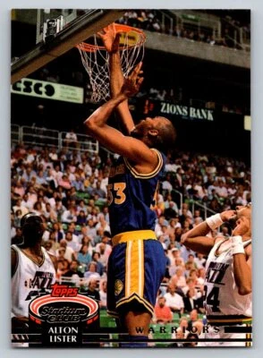 1992-93 Stadium Club #137 Alton Lister Golden State Warriors - Image 1 of 2