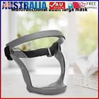 Adjustable Faceshield Cycling Windproof Dustproof Face Mask Covers (Grey) *