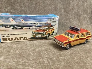 Volga Station Wagon Toy Car Russia GAZ 24-02 Aeroflot 1:43 USSR  USSR Tantal - Picture 1 of 13