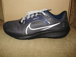 NFL Dallas Cowboys NIKE AIR ZOOM PEGASUS 40 Gray DZ5975-001 Men's Shoes 11.5M - Picture 1 of 12