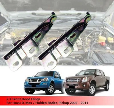 1 juego de bisagras de capó delantero para camioneta Isuzu D-Max / Holden Rodeo 2002-2011 Foto 1 de 2