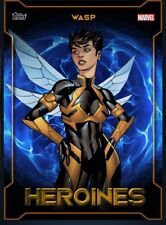 Marvel topps digital card - Wasp Blue Motion Epic - Heroines Collection