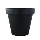 Garden Plastic Pot Indoor Outdoor Plant Pot Anthracite Round Flower Pot Planter