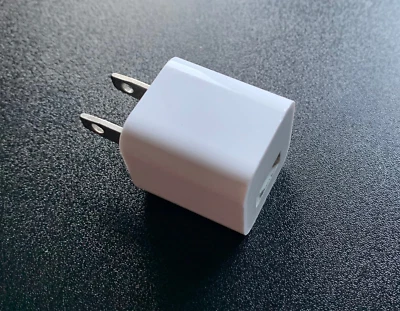 Original Apple iPhone 5w Wall USB A Power Adapter Cube Block Charger - Image 1 of 3