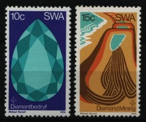 Sudáfrica 1974 - Mi-Nr. 399-400 ** - MNH - Diamantes - Imagen 1 de 1