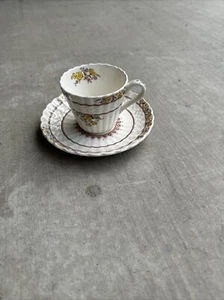 Copeland Spode BUTTERCUP England Coffee Cup and Saucer. Chipped - Picture 1 of 6