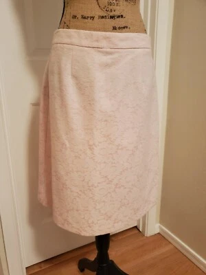 Jaclyn Smith Women’s Size 10 Pink Lace Floral Pencil Skirt  - Image 1 of 4