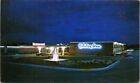 Postcard ID Holiday Inn Twin Falls Exterior Night View Sign Lit Up 60's Mustang