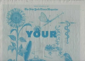 NEW YORK TIMES SPECIAL SECTION NOVEMBER 10, 2019 YOUR FERTILITY NOW ON THE COVER - Picture 1 of 2
