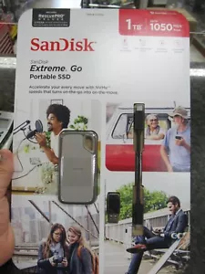 NICE!! SanDisk NVMe Extreme Go Portable 1TB External SSD USB 3.2 Gen 2 USB-C - Picture 1 of 1