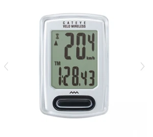 CatEye Velo Wireless White Bike Computer-Multiple Functions-Longlife battery - Picture 1 of 7