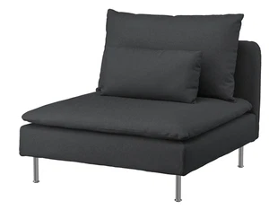IKEA SODERHAMN Cover ONLY For 1-Seat Section, Fridtuna Dark Grey SÖDERHAMN NEW - Foto 1 di 5