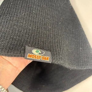 MOSSY OAK Knit Hat Mens OS Black Outdoor Active Hunting Fishing Hiking - Picture 1 of 4