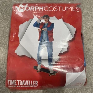 Disfraz Regreso al Futuro Adulto Marty McFly Traje Viajero en el Tiempo Para Hombre XL Nuevo - Imagen 1 de 6