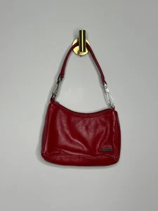 Cartera pequeña Pelle Studio roja italiana de cuero Wilsons - Imagen 1 de 5