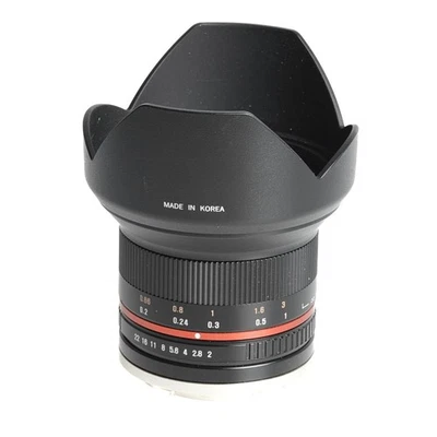 Samyang 12mm/2 NCS CS para objetivo Sony E-Mount (negro) - Imagen 1 de 4