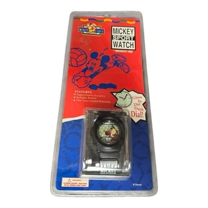 Vintage Mickey Mouse Logo Sportuhr Kinder Innovative Time Disney Glow In Dark - Bild 1 von 2