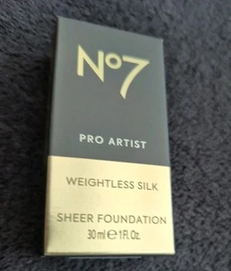 No7 pro artist weightless silk sheer foundation Calico - Picture 1 of 2