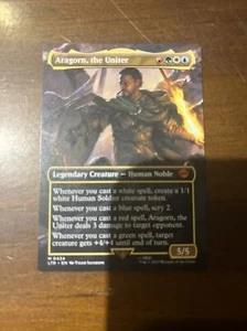MTG Aragorn, The Uniter randlos LTR M0434 folienfrei NM - Bild 1 von 2
