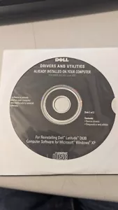 Del Latitude D630 CD For Windows Xp Reinstall Drivers P/N 0FW006 OPENED PACK - Picture 1 of 1