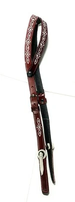 CABEZAL CHARRO SILLÍN CUERO, CABEZADA CHARRA RESACADA DE CUERO PARA CABALLO Foto 1 de 4