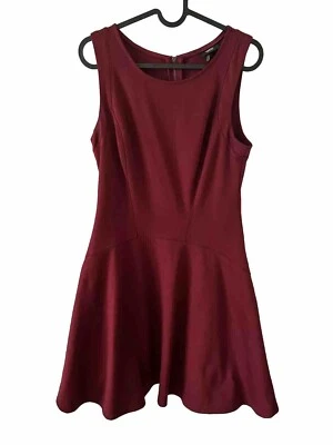Mossimo A-line Dress Fit N Flare maroon Sheath Bodycon Sleeveless Stretchy Small - Image 1 of 4