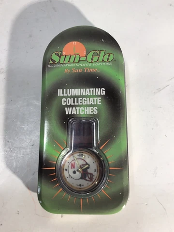 Nebraska Huskers Cornhuskers Sun-Glo Illuminating Watch Sun Time 1995 Vintage Cover