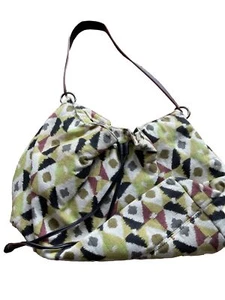 Stephanie Johnson Damen mehrfarbig Canvas Schultertasche klein Cross-Body Strap - Bild 1 von 4