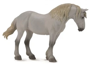 NEW CollectA 88702 Percheron Mare Grey Horse RETIRED - Picture 1 of 1