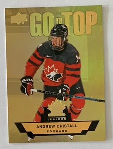 Andrew CRISTALL 2023 Upper Deck Team Canada Juniors Go to the Top #GT-23 - Bild 1 von 3