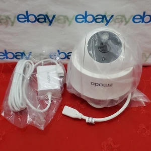 Zmodo ZP-IDQ1D-W WiFi HD 720p Surveillance Wireless Indoor Dome IP Camera 115° - Picture 1 of 12