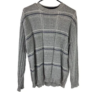 Suéter gris de mezcla de algodón Haggar para hombre talla grande - Imagen 1 de 6