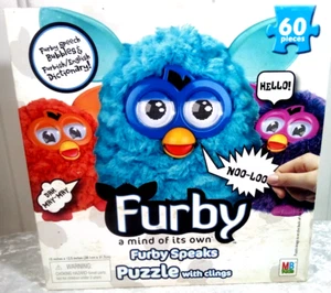 Furby Jigsaw Puzzle A Mind Of Its Own Furby Speaks 60 Pieces Puzzle & Clings - Picture 1 of 4