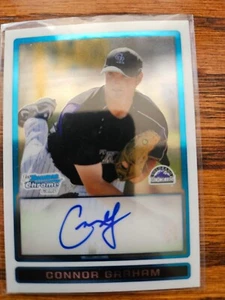 2009 Bowman Chrome Prospects Connor Graham RC BCP114 - Picture 1 of 2