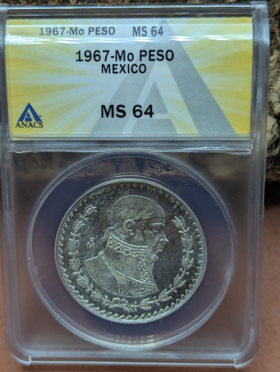 メキシコ　1ペソ　1967 【PCGS MS65】　世界コイン メキシコ 1ペソ 1967 【PCGS MS65】 世界コイン 1 Peso 1967