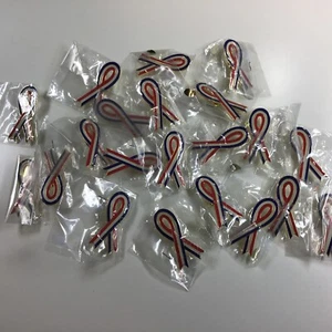 Rot Weiß Blau Band Anstecknadel Menge 21 - Bild 1 von 3