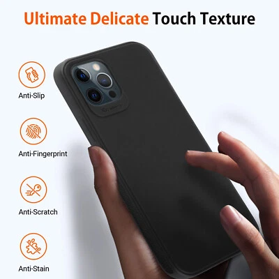 [Grippy & Fingerprint-Proof] For iPhone 12 Pro Max Case 6.7 inch (2020) TPU Case - Image 1 of 4